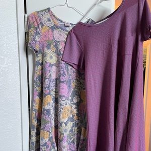 Two Lularoe Carley dresses.!!